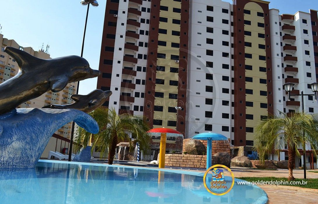 Golden Dolphin Aparthotel Caldas Novas Exterior photo